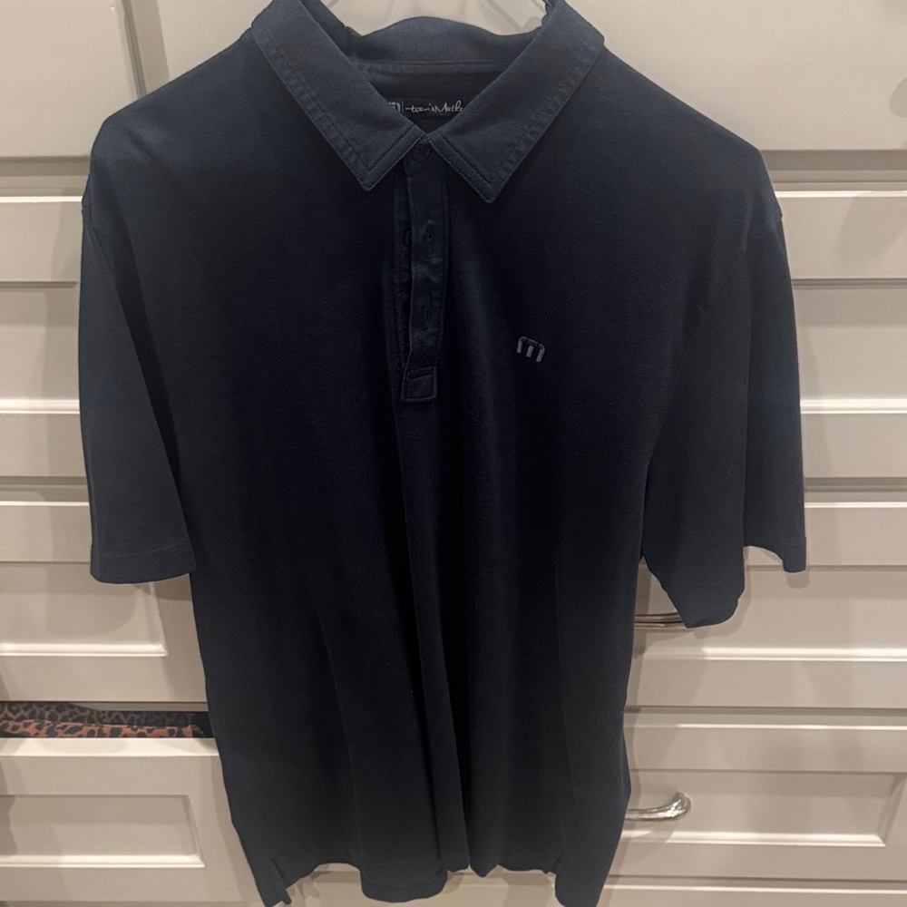 Travis Mathew Navy Polo Shirt